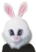 Large Plush Bunny Mascot Head White Mask by HalloweenStore.com