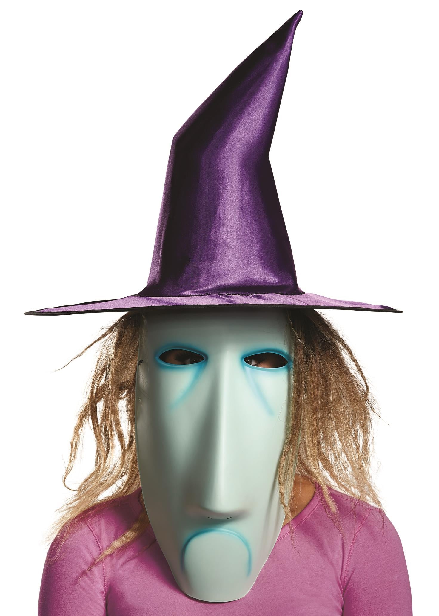 Disney Nightmare Before Christmas Blue Shock Frown Mask by HalloweenStore.com