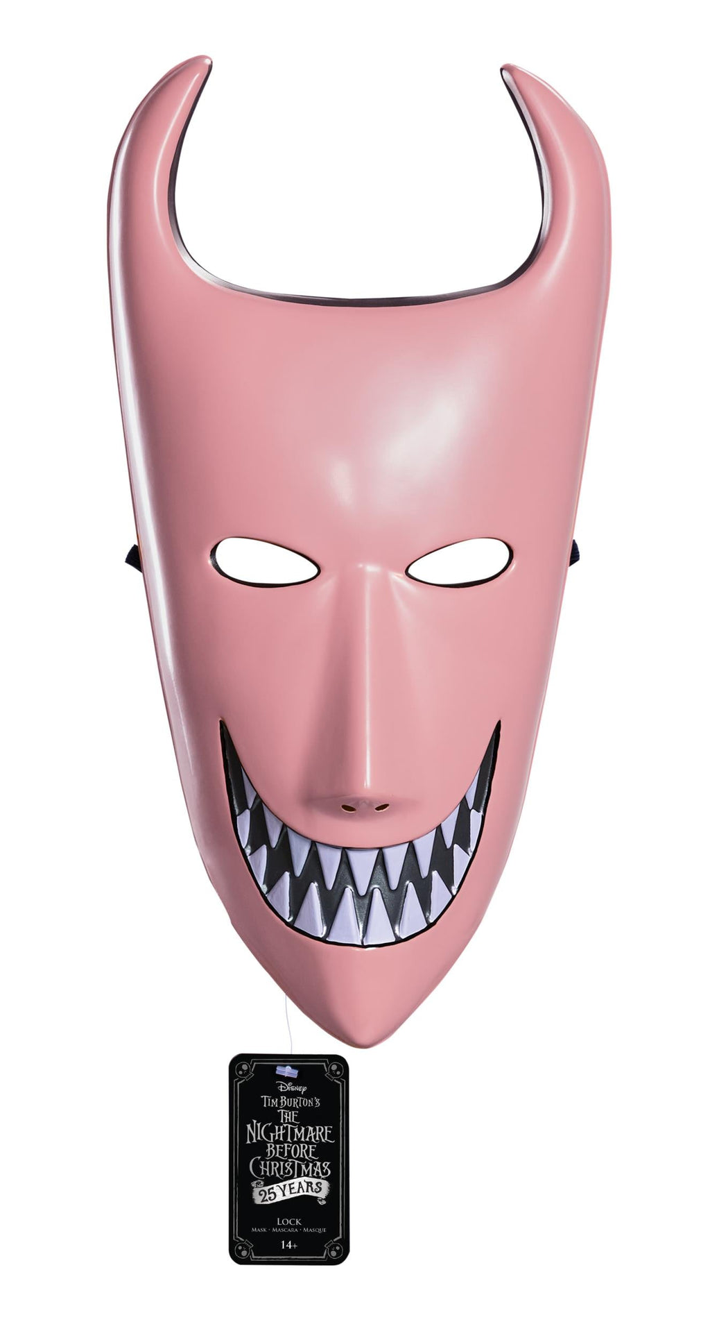 Disney Nightmare Before Christmas Pink Lock Grin Mask by HalloweenStore.com