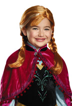 Disney Princess Frozen: Anna Pigtail Child Wig by HalloweenStore.com
