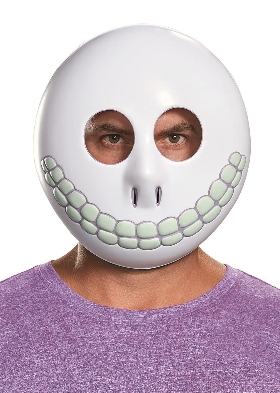 Disney Nightmare Before Christmas Blue Barrel Round Mask by HalloweenStore.com