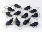 FunWorld Creepy Gray Rubber Mouse Prank Rat Lot - Mice Lot of 12 MICE by HalloweenStore.com