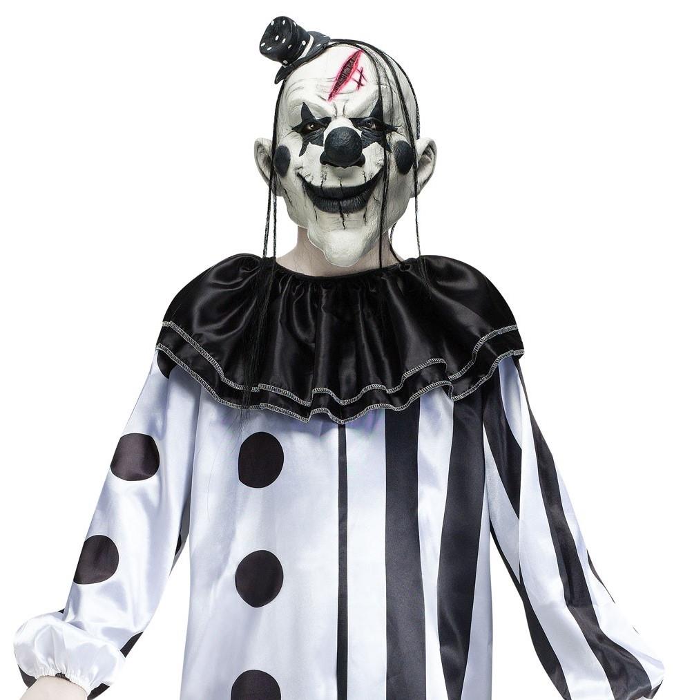 Black and White Killer Clown Child Costume by HalloweenStore.com