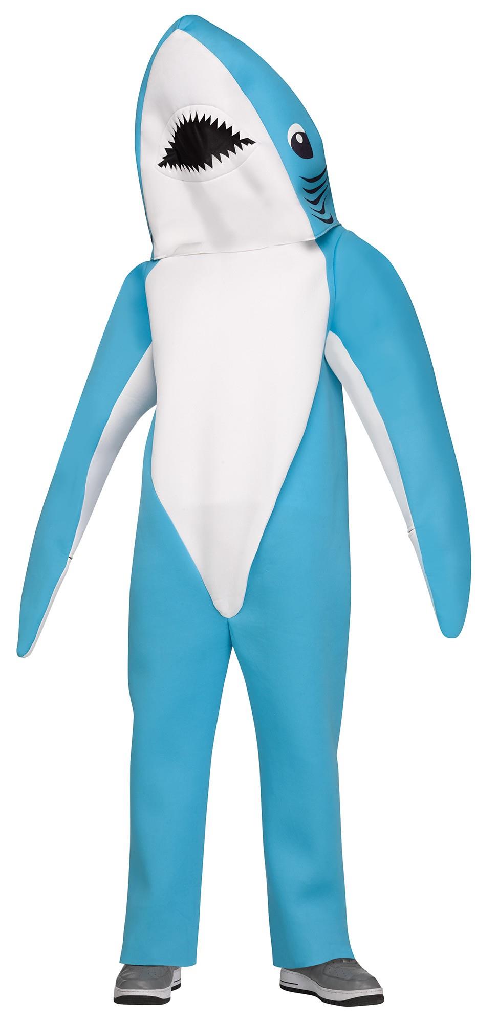 Fun World Blue Shark Adult Costume by HalloweenStore.com
