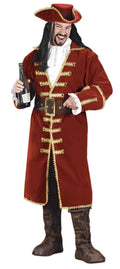Captain Hook Black Heart Adult Pirate Costume by HalloweenStore.com