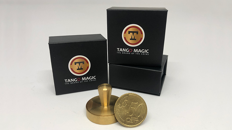 50 cents Euro Thru Hand by Tango (E0057) by Murphy's Magic Supplies, Inc.