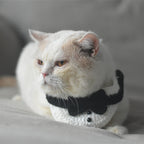 Cat Knitted Gentleman Scarf Collar Magician Hat Small by My Store