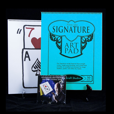 Signature Edition Sketchpad Card Rise by Martin Lewis by Murphy's Magic Supplies, Inc.