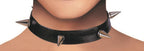 Black Spiked Choker Collar Necklace Costume Accessory by HalloweenStore.com