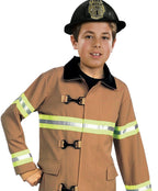 Kids Firefighter Fireman Child Costume Toddler Size 2-4 by HalloweenStore.com