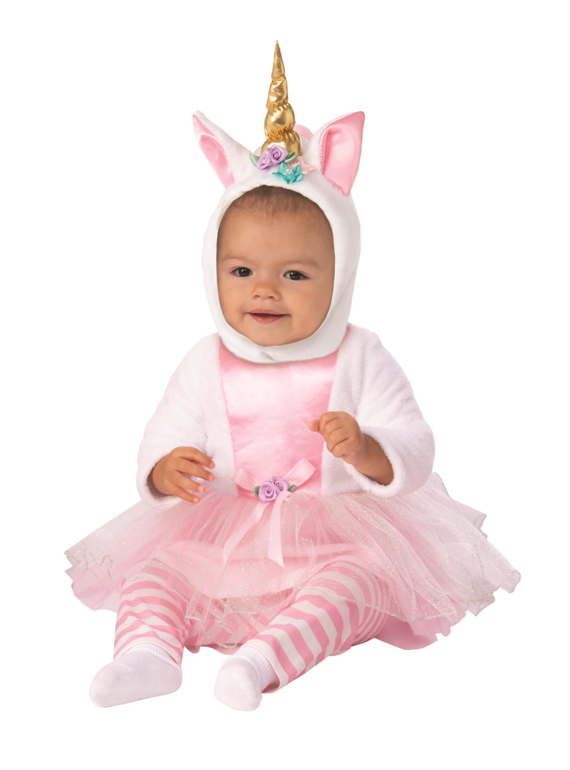 Pink Mythical Unicorn Princess Costume Toddler 12-24 months by HalloweenStore.com