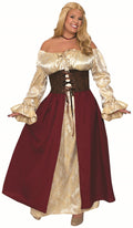 Medieval Pirate Wench Adult Plus Size Costume by HalloweenStore.com