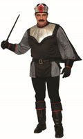 Dark King Medieval Black Adult Mens Costume by HalloweenStore.com