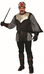 Dark King Medieval Black Adult Mens Costume by HalloweenStore.com