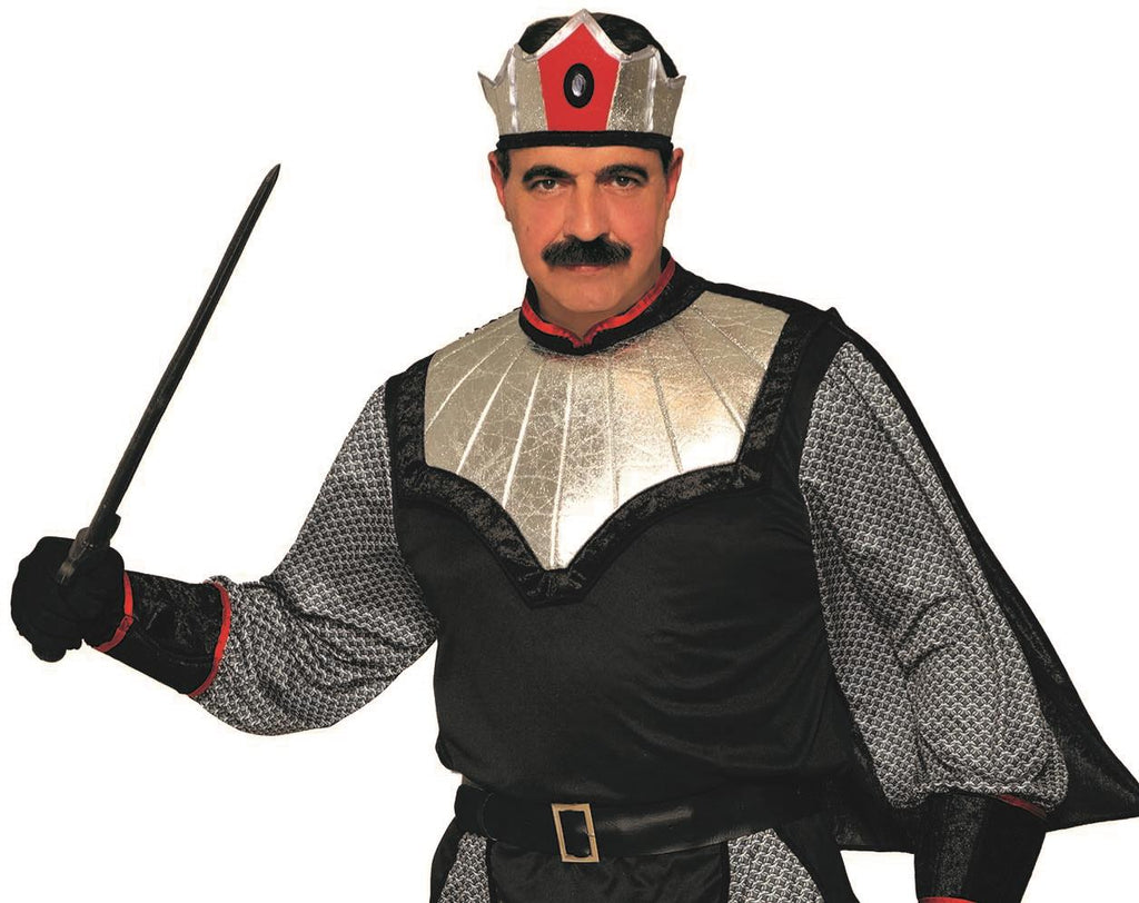 Dark King Medieval Black Adult Mens Costume by HalloweenStore.com