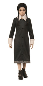 Wednesday Addams Family Black Dress Child Costume Small 4-6 by HalloweenStore.com