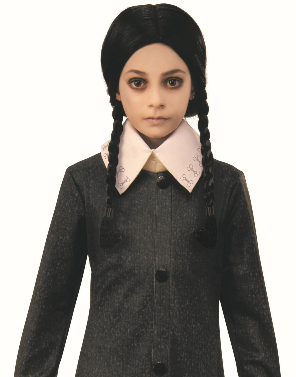 Wednesday Addams Family Black Dress Child Costume Small 4-6 by HalloweenStore.com