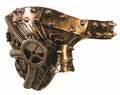 Phantom Steampunk Gold Spiked Venetian Mask by HalloweenStore.com