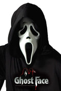 Fun World Scream Ghost Face Vinyl Character Costume Mask by HalloweenStore.com