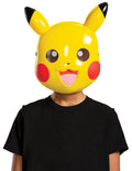 Pokeman Pikachu Plastic Costume Mask Child Size by HalloweenStore.com
