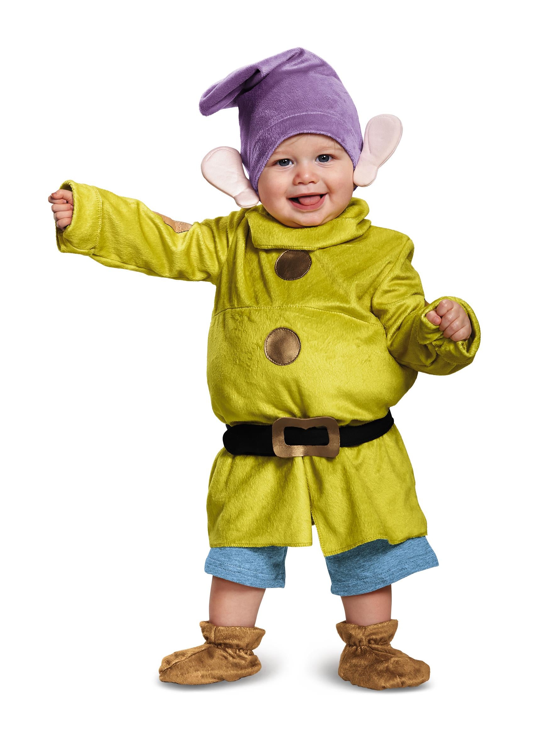 Snow White Deluxe Dopey Disney Halloween Baby Costume Size Infant 6-12 months by HalloweenStore.com