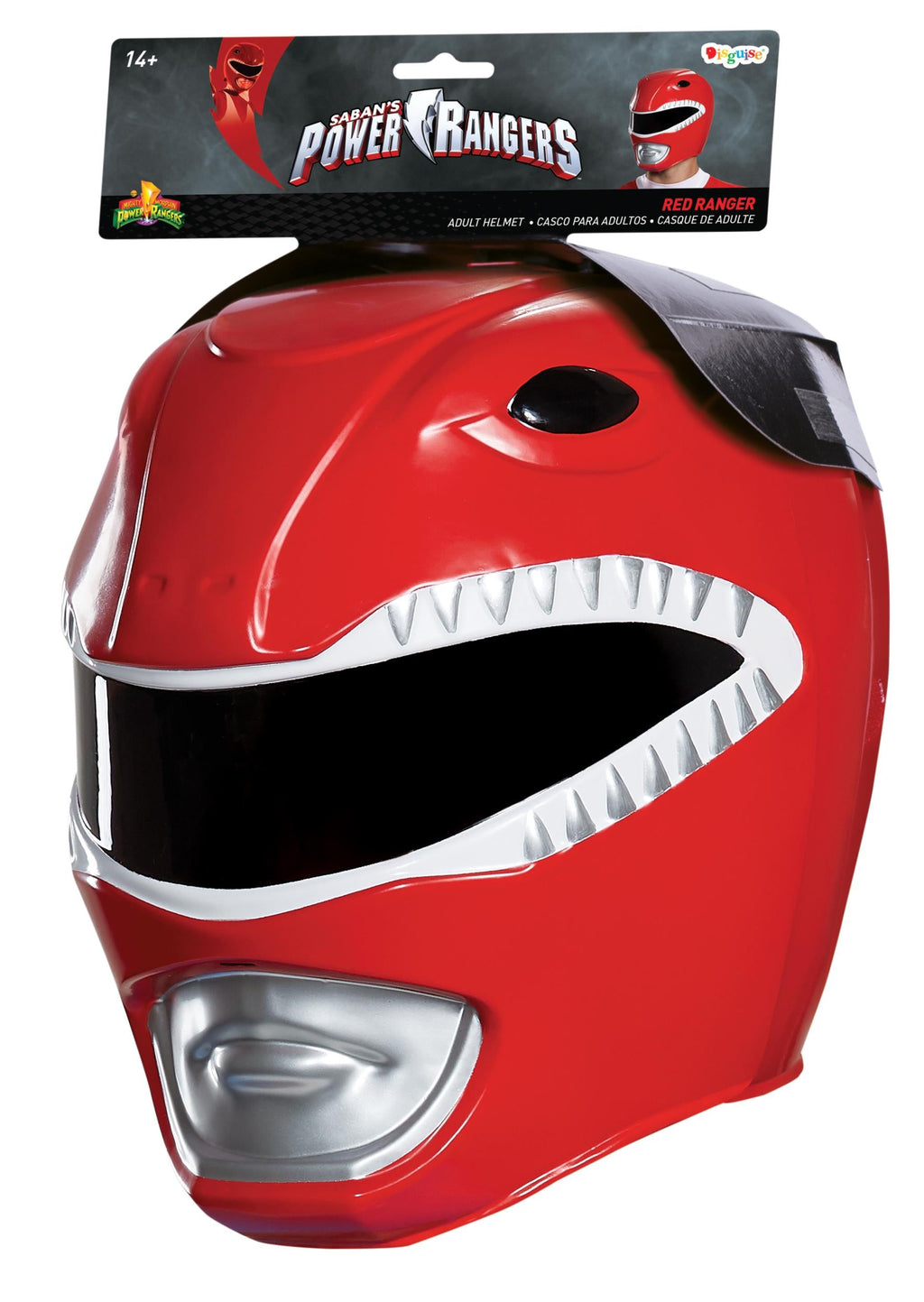Red Power Ranger Helmet Costume Mask by HalloweenStore.com
