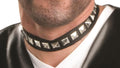 Studded Choker Black Gothic Biker Costume Accessory by HalloweenStore.com