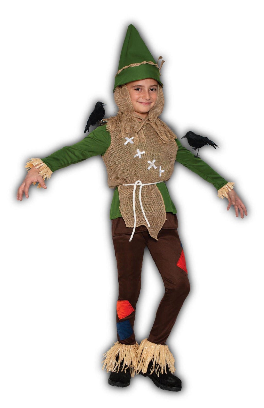 Scarecrow Child Costume Large 12-14 by HalloweenStore.com