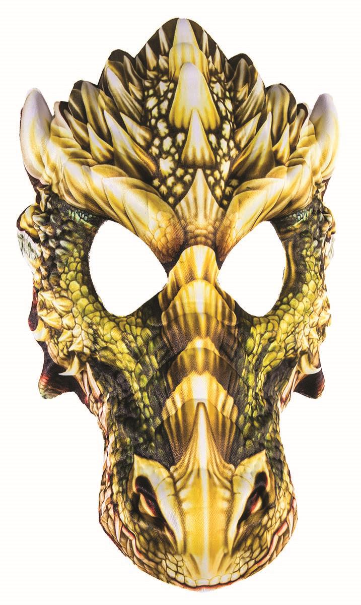 Sublimation Mythical Dragon Dinosaur Mask by HalloweenStore.com