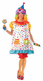 Women's Wiggles the Clown Adult Costume Size XL by HalloweenStore.com