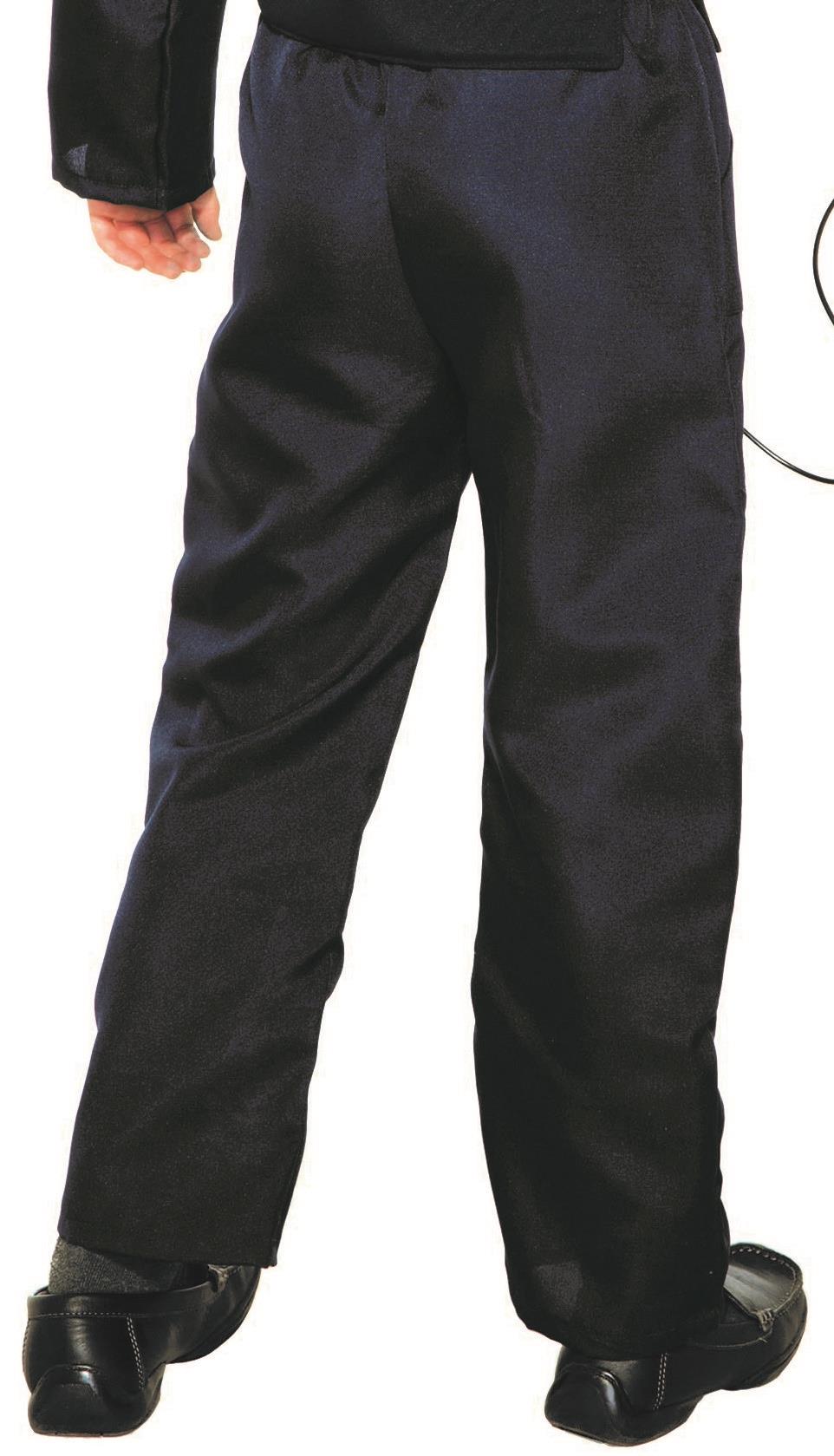 Police Swat Navy Blue Jumpsuit Costume Large 12-14 by HalloweenStore.com