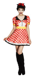 Fever Miss Minnie Mouse Adult Costume Size Small by HalloweenStore.com