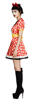 Fever Miss Minnie Mouse Adult Costume Size Small by HalloweenStore.com