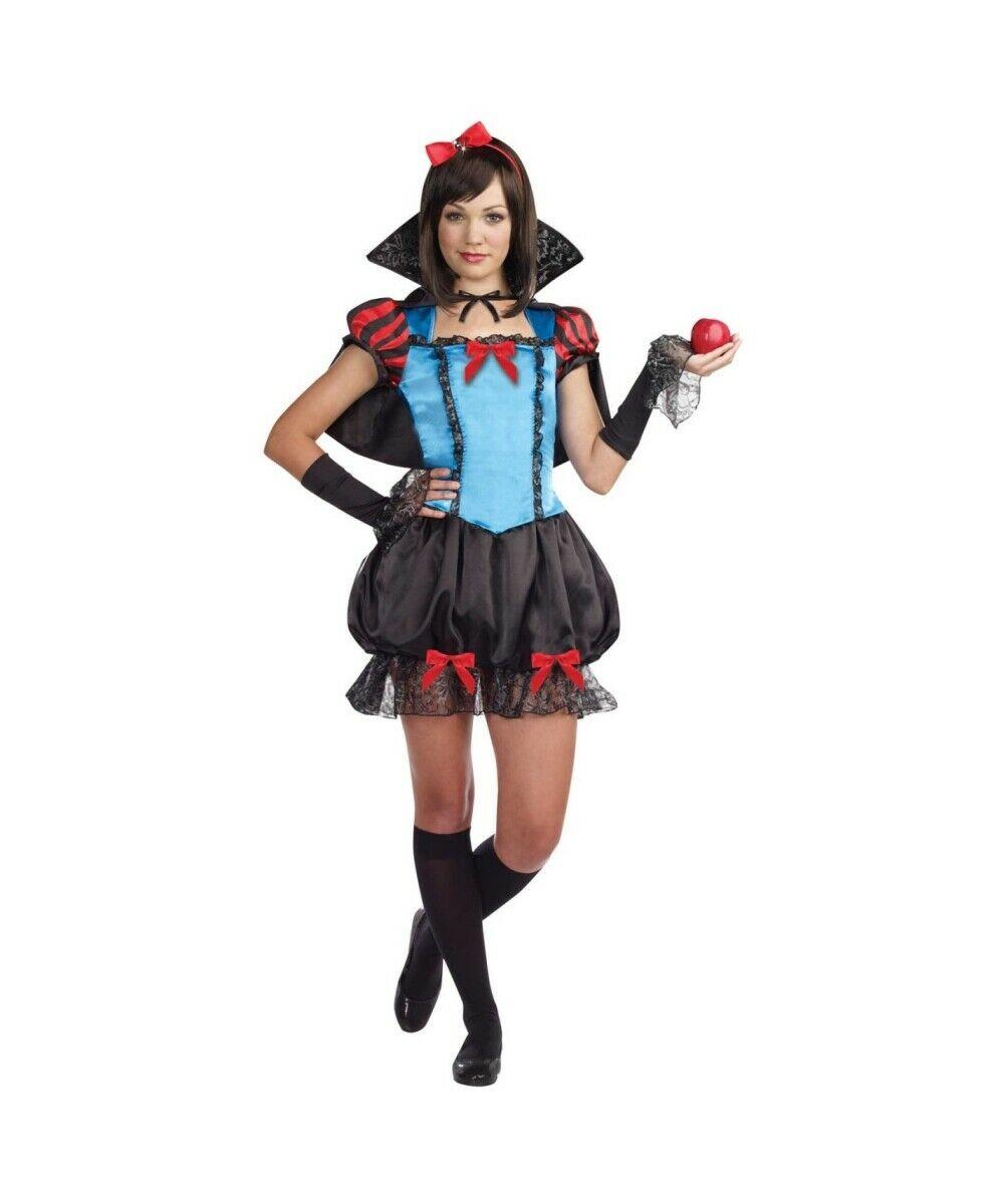 Gothic Fairytale Princess Juniors Snow White Costume Size Teen Medium 7-9 by HalloweenStore.com