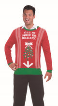 Forum Novelties Festive Ugly Christmas Sweater Kiss Me Mistletoe LG by HalloweenStore.com