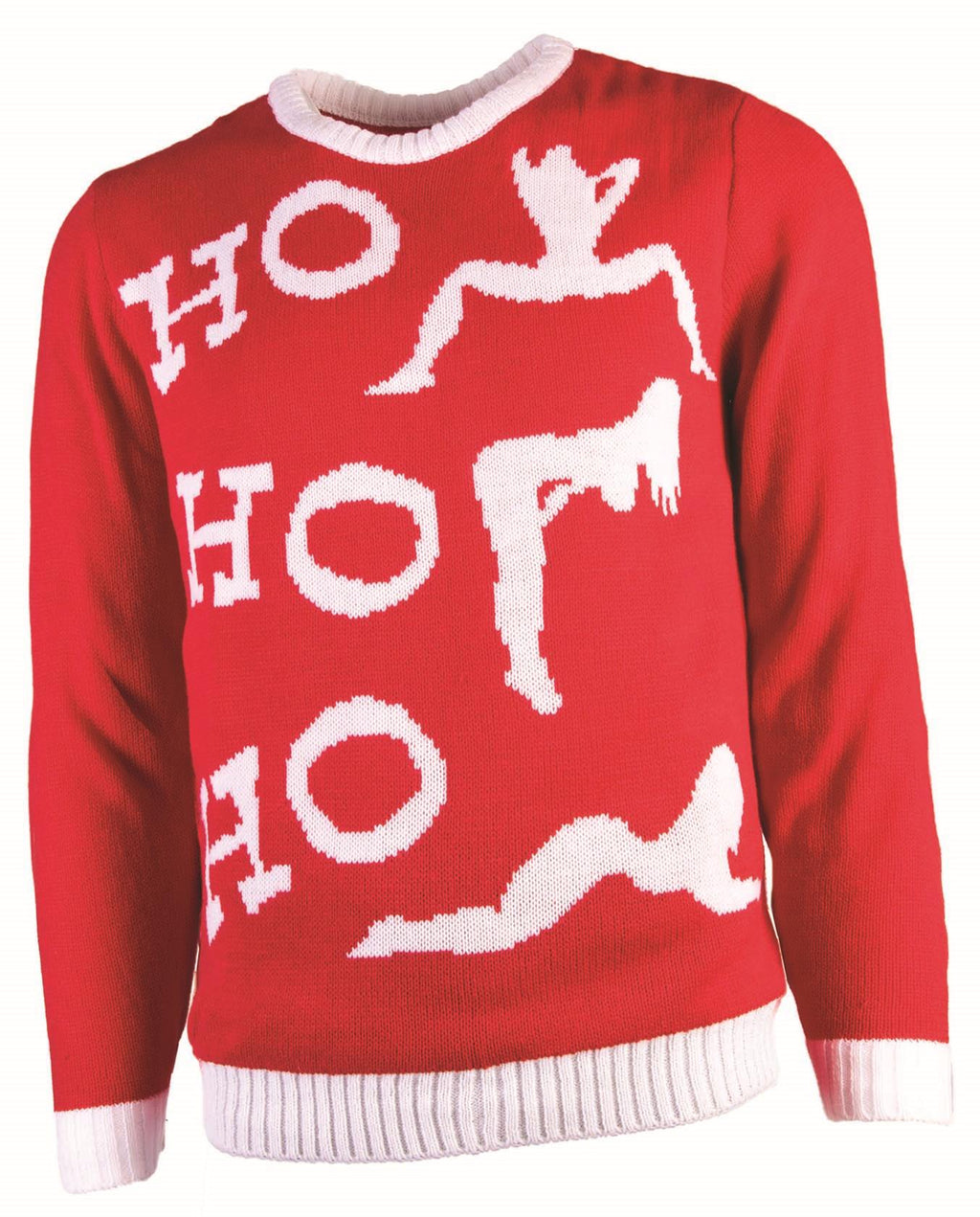 Ho, Ho, Ho Ugly Christmas Sweater Holiday Festive MD by HalloweenStore.com