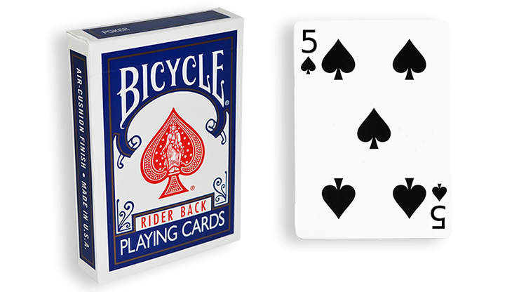 Blue One Way Forcing Deck (5s) by Murphy's Magic Supplies, Inc.