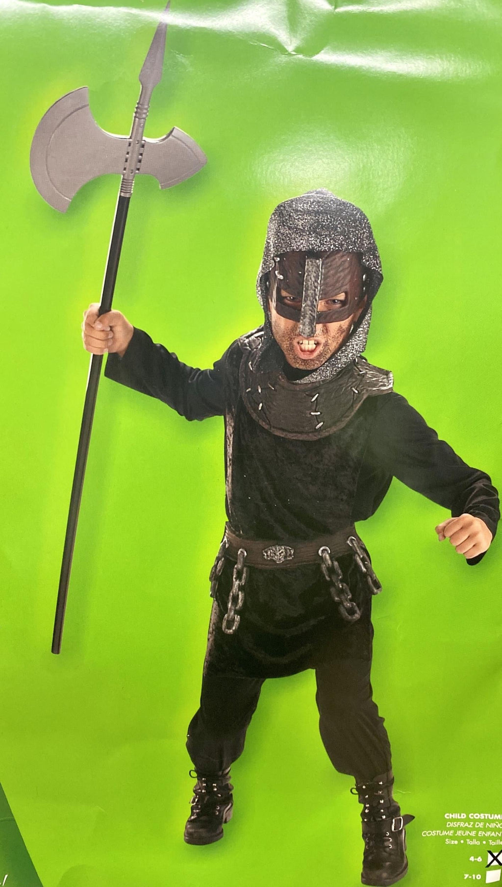 Medieval Warrior Child Costume Small 4-6 by HalloweenStore.com