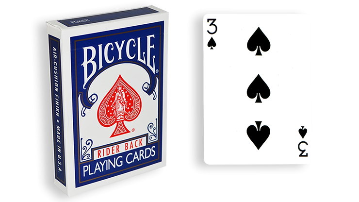 Blue One Way Forcing Deck (3s) by Murphy's Magic Supplies, Inc.