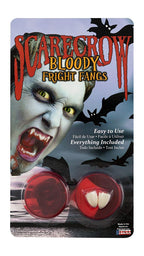 Fright Fangs with Gushing Blood Capsules by HalloweenStore.com