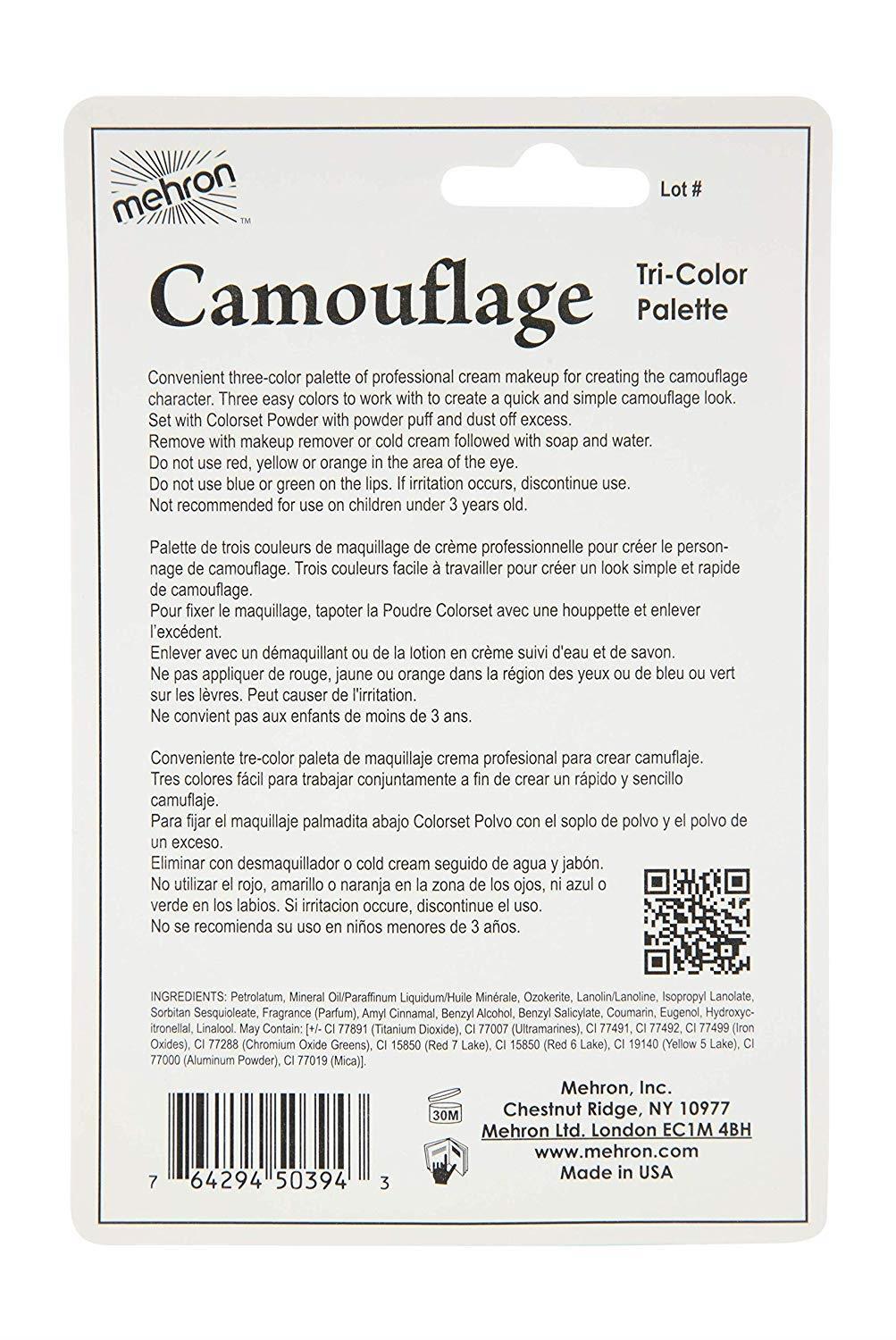 Camouflage Tri Color Palette by HalloweenStore.com
