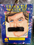 Rectangle Character Mustache Black by HalloweenStore.com
