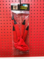 Red Devil Glove With Black Nails Demon Satan by HalloweenStore.com