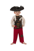 Pirate Matey Child Captain Costume Small by HalloweenStore.com