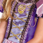 Disney's Tangled Rapunzel Sparkle Classic Girls Costume Medium 7-8 by HalloweenStore.com