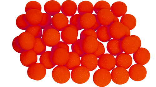 1 inch Regular Sponge Ball (Red) Bag of 50 from Magic by Gosh by Murphy's Magic Supplies, Inc.