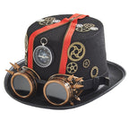 Punk Style Retro Compass Zipper Gear Glasses Magic Hat by My Store