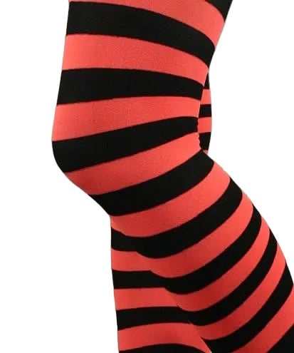 Wild Stripes Wide Striped Tights for Women by HalloweenStore.com
