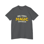 "Big Tim's Magic Emporium" - Retro Logo Tee T-Shirt by Printify