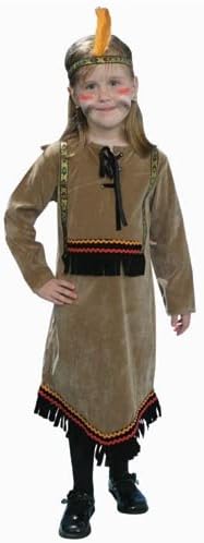 Deluxe Indian Girl Costume Set by HalloweenStore.com